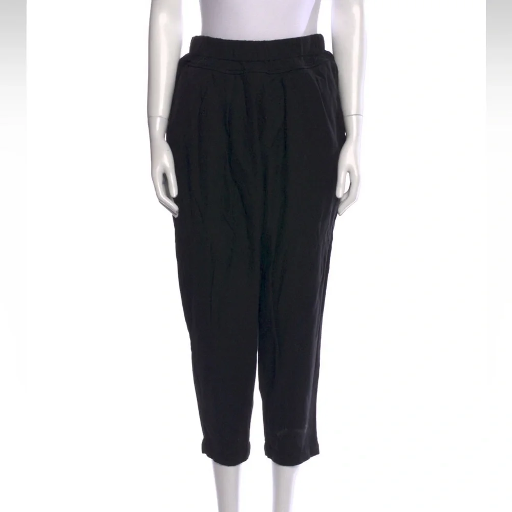 Black Crane Women's Black Casual Pants. EUC. Small, but could fit M & L. - Picture 1 of 3